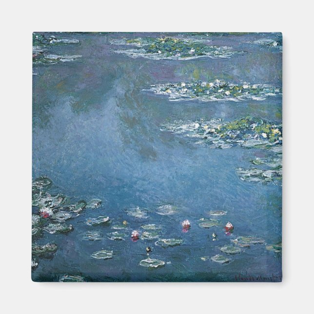 Water Lillies by Claude Monet Magnet (Front)