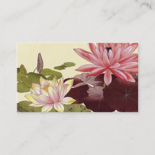 Water Lillies Calling Card