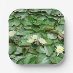 Water Lillies Paper Plates
