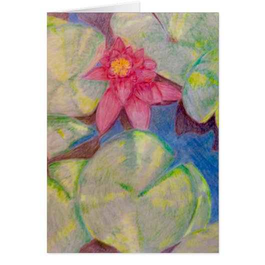 Water Lilly Card (Front)