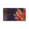 Water Lilly on Purple Background Business Card