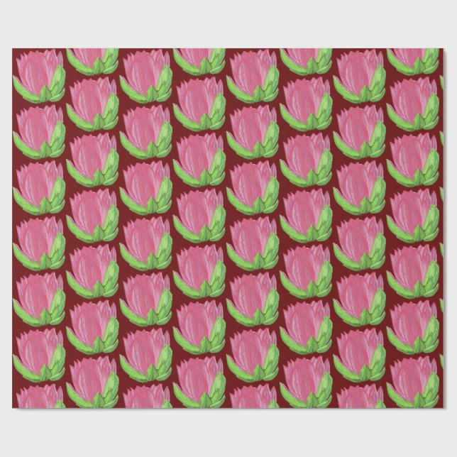 Water lilly wrapping paper (Flat)