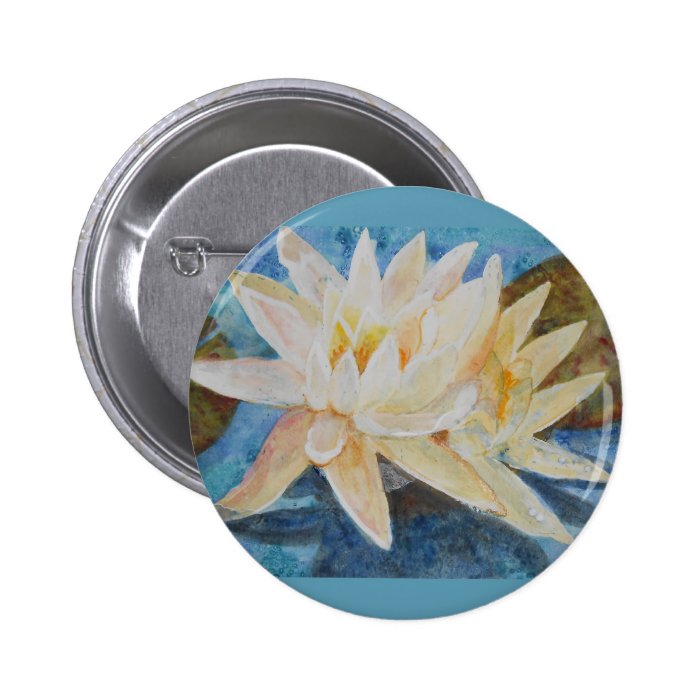 Water Lily 1 Pinback Button