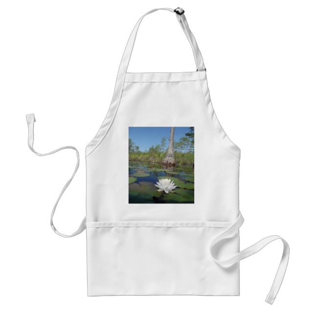 Water Lily 2 Adult Apron (Front)