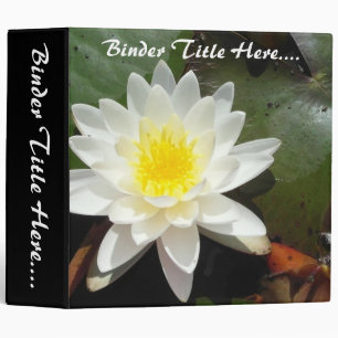 Water Lily 2" Binder