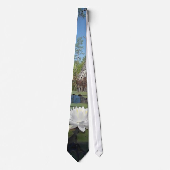 Water Lily 2 Neck Tie (Front)