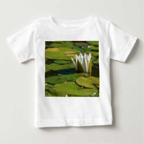 Water Lily Blossom Baby T_Shirt