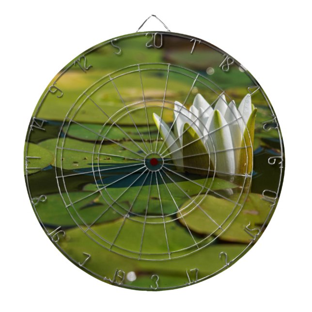 Water Lily Blossom Dart Board (Front)