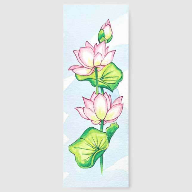 Water Lily Bookmark (Front)