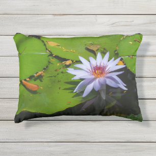 Water Lily Botanical Cushion