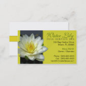 Water Lily Business Card (Front/Back)