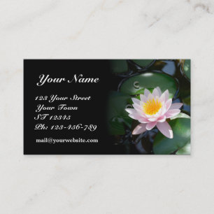 Water Lily Business Card