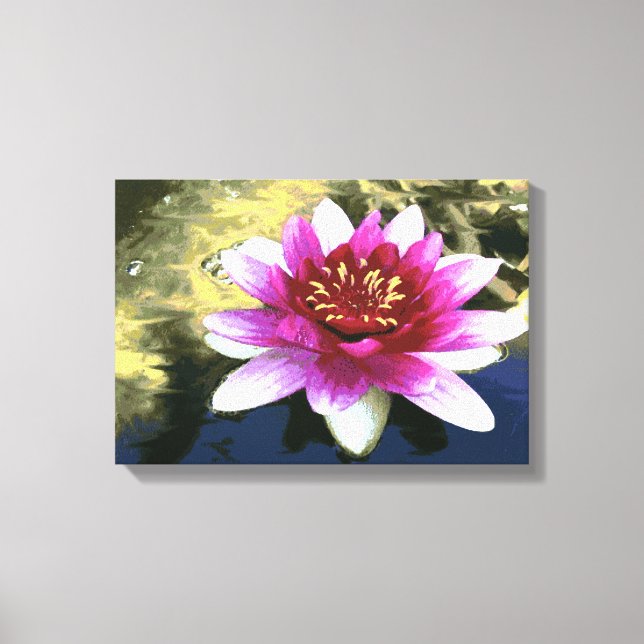 Water Lily Canvas Print (Front)