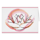 Water Lily Card (Front Horizontal)