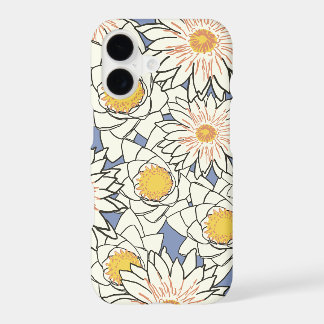 Water Lily Design iPhone 17 Case