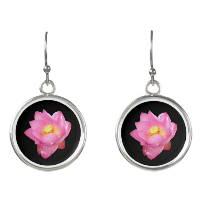 Water Lily Earrings (Front)