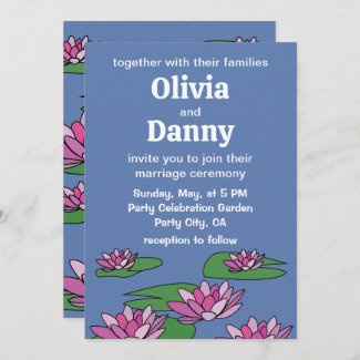 Water Lily Floral Flowers Nature Botanical Wedding