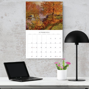 Water Lily Floral Landscapes Claude Monet Calendar