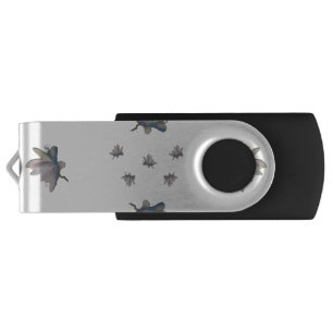 Water Lily Flower Maureen Girard Lotus Meditation Flash Drive
