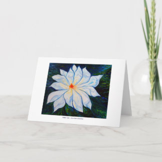 Water Lily GREETING CARD