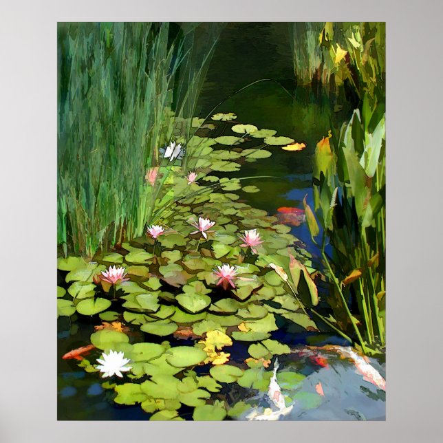 Water Lily Habitat Poster (Front)
