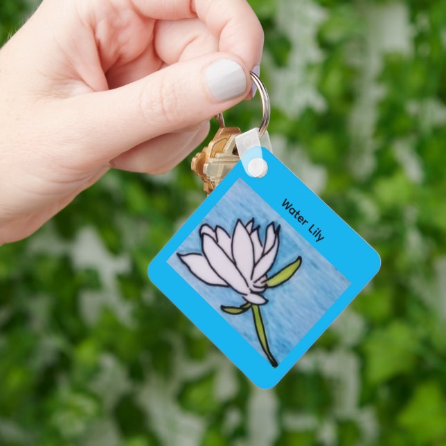 Water Lily Keychain (Hand)