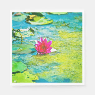 Water Lily Lilypad Napkins
