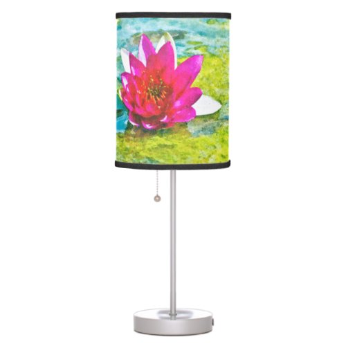 Water Lily Lilypad Table Lamp