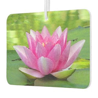 Water Lily Lotus Flower Air Freshener