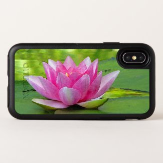 Water Lily Lotus Flower OtterBox iPhone X Case