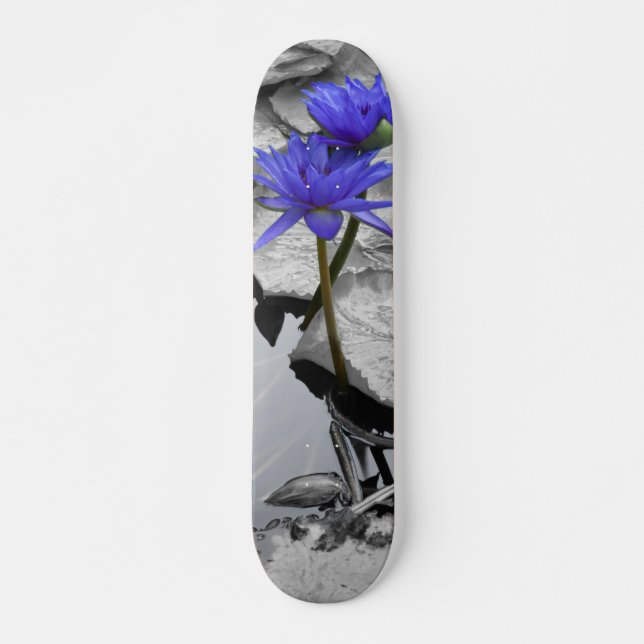 Water Lily Love Skateboard Deck (Front)
