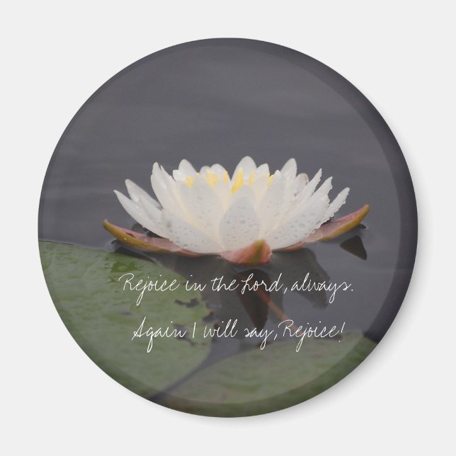 Water Lily Magnet (Front)