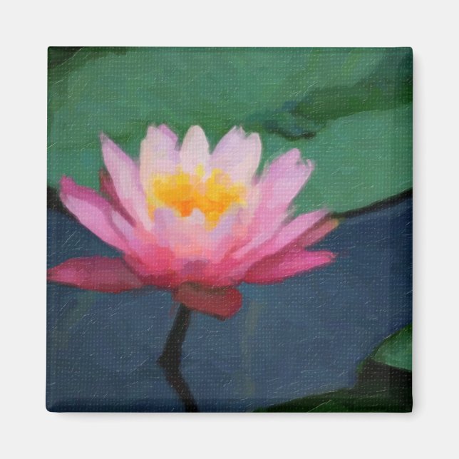 Water Lily Magnet (Front)