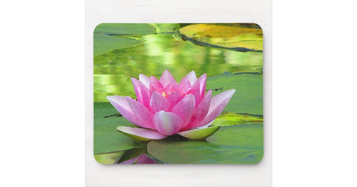 Water Lily Mouse Pad | Zazzle