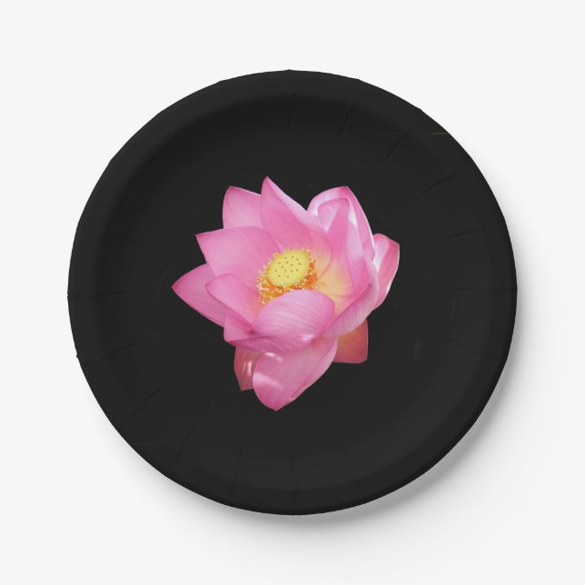 Water Lily Paper Plate (Front)