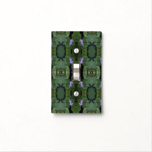 Water Lily Pattern Light Switch Cover