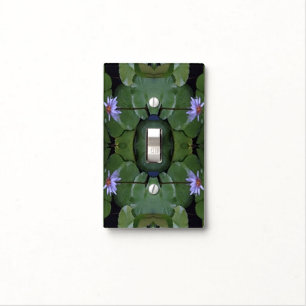 Water Lily Pattern Light Switch Cover