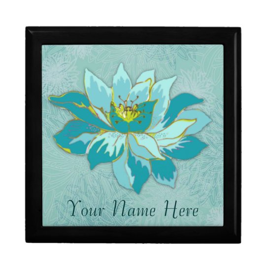 Water Lily Personalised Gift Box