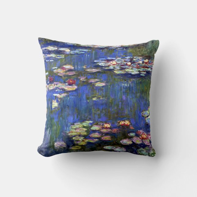 Water Lily Pond American MoJo Pillow (Front)