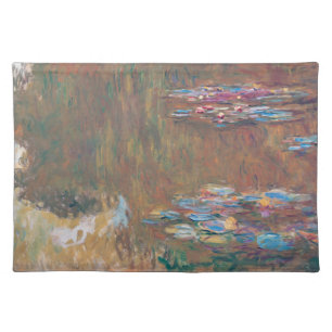 Water Lily Pond at Giverny, Claude Monet Cloth Placemat