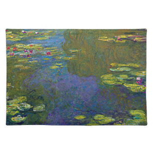 Water Lily Pond at Giverny, Claude Monet Cloth Placemat