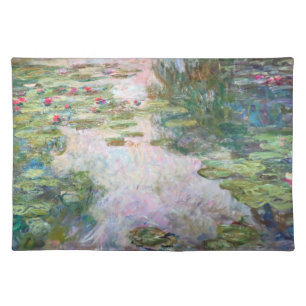 Water Lily Pond at Giverny, Claude Monet Cloth Placemat