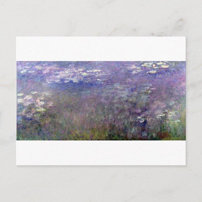 Water Lily Pond at Giverny, Claude Monet Postcard (Front)