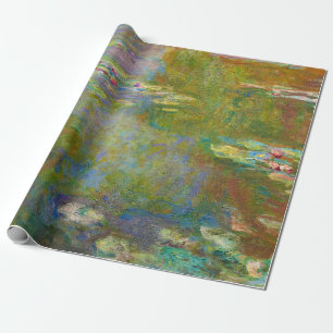 Water Lily Pond by Claude Monet Wrapping Paper