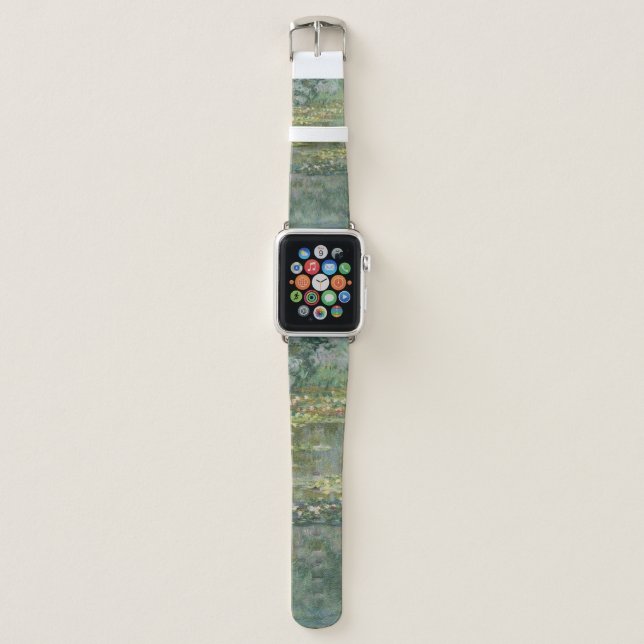 Water Lily Pond Claude Monet Apple Watch Band (Front)