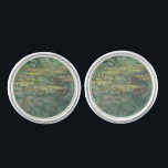 Water Lily Pond Claude Monet Cufflinks<br><div class="desc">The Water Lily Pond by Claude Monet</div>