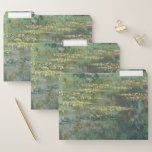 Water Lily Pond Claude Monet File Folder<br><div class="desc">The Water Lily Pond by Claude Monet</div>