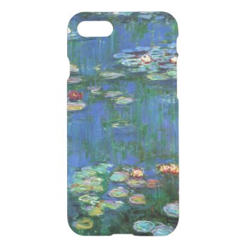 Water Lily Pond Claude Monet Fine Art Iphone Se/8/7 Case by monetart at Zazzle