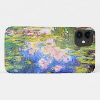 Water Lily Pond Claude Monet flower painting Case-Mate iPhone Case