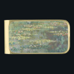 Water Lily Pond Claude Monet Gold Finish Money Clip<br><div class="desc">The Water Lily Pond by Claude Monet</div>